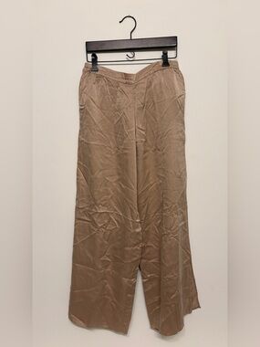 Lunya nude beige silk pant sz s small preloved